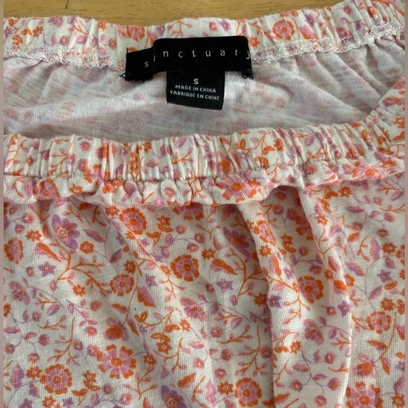 Sanctuary Chloe Floral Print Squareneck Flowy‎ Crop Coquette Top Size Small - Picture 3 of 9